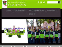 Tablet Screenshot of alcalde.muniguate.com
